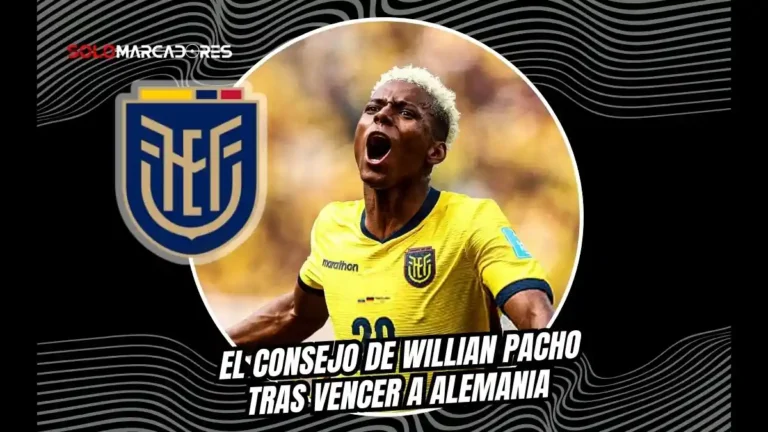 Nilson Angulo revela la íntima advertencia de Willian Pacho que lo llevó a marcar el gol de la victoria de Ecuador 2-1 ante Alemania en el Mundial.