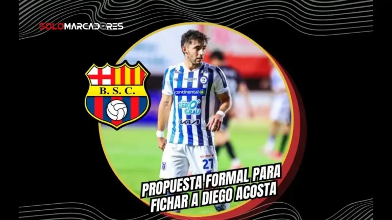 Barcelona SC presentó una propuesta formal para fichar al delantero paraguayo Diego Acosta, actual jugador de 2 de Mayo. Detalles del mercado.