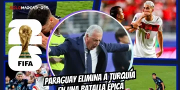 Paraguay derrotó 1-0 a Turquía con gol de Galarza en el Grupo D del Mundial 2026. La Albirroja resistió con diez por la expulsión de Almirón.