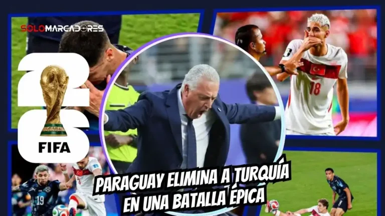 Paraguay derrotó 1-0 a Turquía con gol de Galarza en el Grupo D del Mundial 2026. La Albirroja resistió con diez por la expulsión de Almirón.