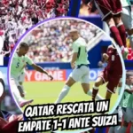 Qatar resiste ante Suiza y sella un empate histórico en el Mundial 2026 3 La selección de Qatar hizo historia al igualar 1-1 con Suiza en el Mundial 2026 gracias a un gol agónico de Khoukhi. Conoce los detalles del Grupo B.