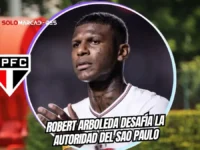 Robert Arboleda exige volver a los entrenamientos del Sao Paulo 6 Robert Arboleda envía un ultimátum a la presidencia del Sao Paulo tras ser separado por indisciplina. El club busca venderlo en el mercado de pases.