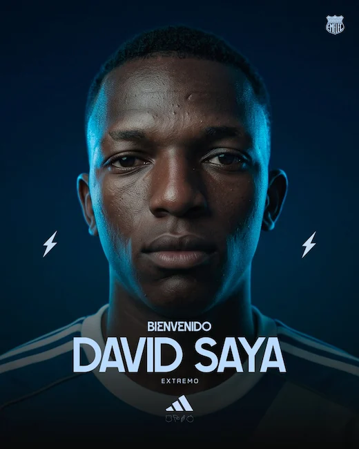 David Saya es el nuevo jugador de Emelec para asegurar el futuro del ataque 23 Emelec hizo oficial la contratación de David Saya, extremo de 18 años procedente de El Nacional que llega para aportar velocidad por las bandas.