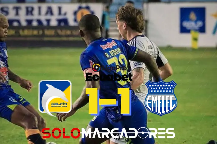 Emelec rescata un punto con sabor a poco en Manta antes de enfrentar a Barcelona 22 El empate de Emelec 1-1 contra Delfín frena las aspiraciones azules en la LigaPro. Revisa el análisis previo al Clásico del Astillero ante Barcelona.