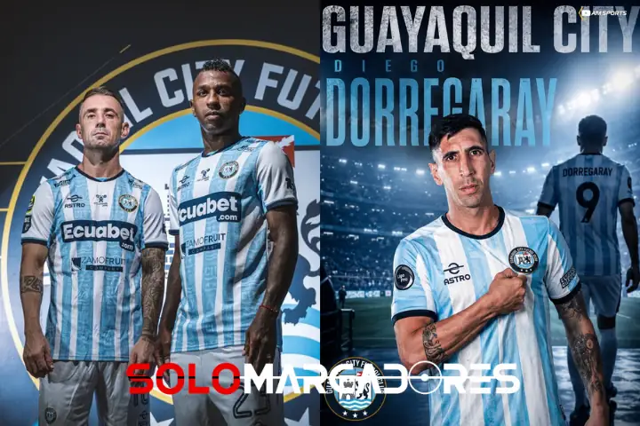 El inesperado regreso que sacude la LigaPro: Guayaquil City tiene nuevo goleador 22 Guayaquil City oficializó el regreso del delantero argentino Diego Dorregaray. El atacante de 34 años se suma al equipo de Damián Díaz y Miller Bolaños.