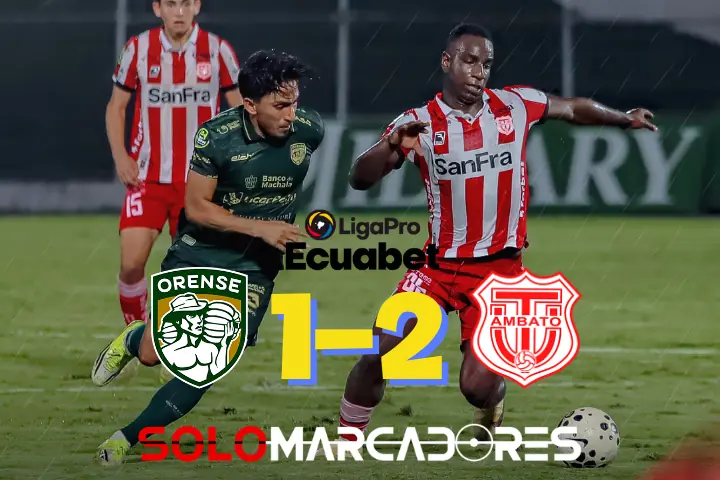 El efecto Redín se siente en Machala: Técnico Universitario golpea de visitante y enciende Ambato 23 Con goles de Stiwar Mena y Julián Anaya, Técnico Universitario venció a Orense 2-1 en Machala y llega motivado al Clásico Ambateño.