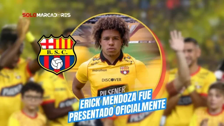 Barcelona SC confirmó el fichaje definitivo de Erick Mendoza. El extremo firmó por tres temporadas y ya se entrena con el equipo de César Farías.