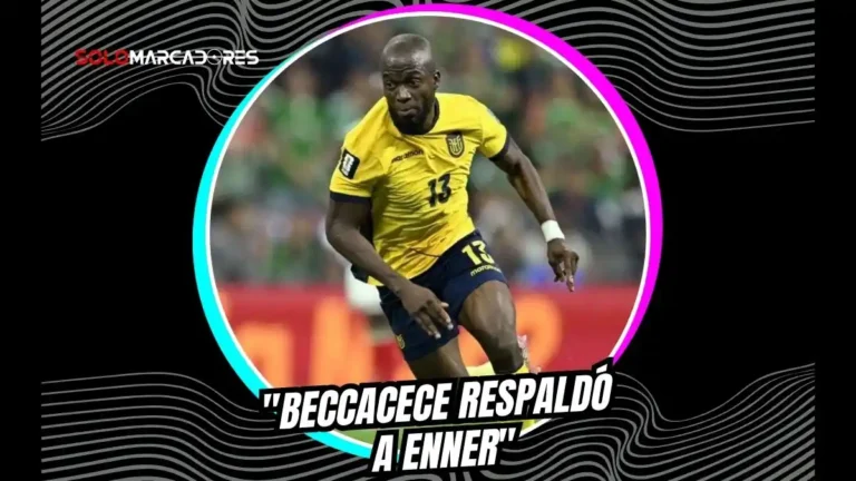 Sebastián Beccacece justificó la continuidad de Enner Valencia y analizó las alternativas en la delantera de Ecuador tras su ciclo al frente de la Tri.