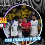 El penal y el gol anulado que marcaron el BSC vs. LDU 3 Erick Mendoza anotó en el rebote, pero el tanto fue anulado tras confirmarse una posición adelantada en el BSC vs. LDU.