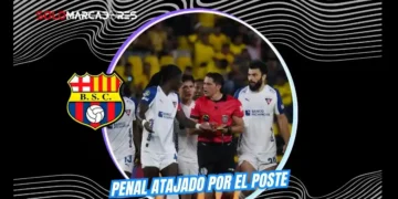 El penal y el gol anulado que marcaron el BSC vs. LDU 2 Erick Mendoza anotó en el rebote, pero el tanto fue anulado tras confirmarse una posición adelantada en el BSC vs. LDU.