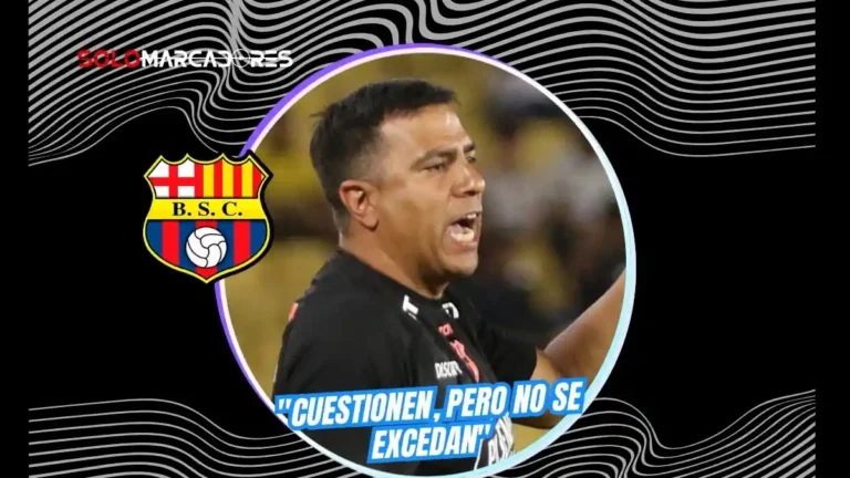 César Farías analizó la derrota de Barcelona SC ante Universidad Católica. Descartó problemas internos y pidió mesura ante las críticas al equipo.