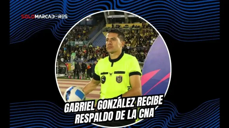 Gabriel González fue calificado con buena nota por la CNA tras el Barcelona vs. Liga y pitará el partido entre Macará y Guayaquil City.