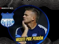 La dolorosa noche por la que Emelec tuvo que pedir perdón a su hinchada 5 Cristian Nasuti dio la cara tras la goleada 6-1 sufrida por Emelec ante Independiente del Valle y pidió disculpas a la hinchada azul.