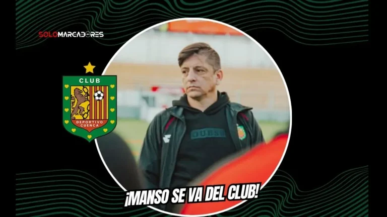 Damián Manso deja la dirección deportiva de Deportivo Cuenca por motivos personales. Eduardo Álvarez confirmó que no habrá reemplazo.