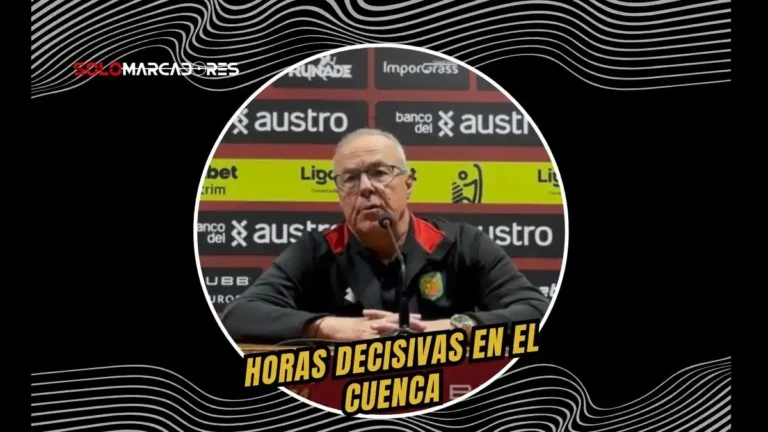 Deportivo Cuenca evalúa la salida de Jorge Célico tras los últimos resultados en LigaPro. Su registro es de 10 triunfos, 7 empates y 10 derrotas.