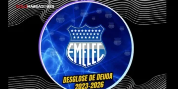 Conoce el desglose oficial de la deuda de Emelec presentado en la Asamblea de Socios. Cifras y evolución desde 2023 hasta 2026.