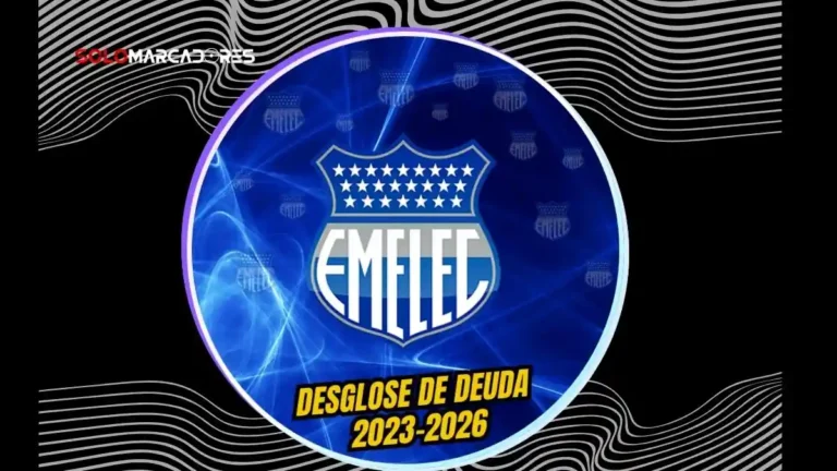 Conoce el desglose oficial de la deuda de Emelec presentado en la Asamblea de Socios. Cifras y evolución desde 2023 hasta 2026.