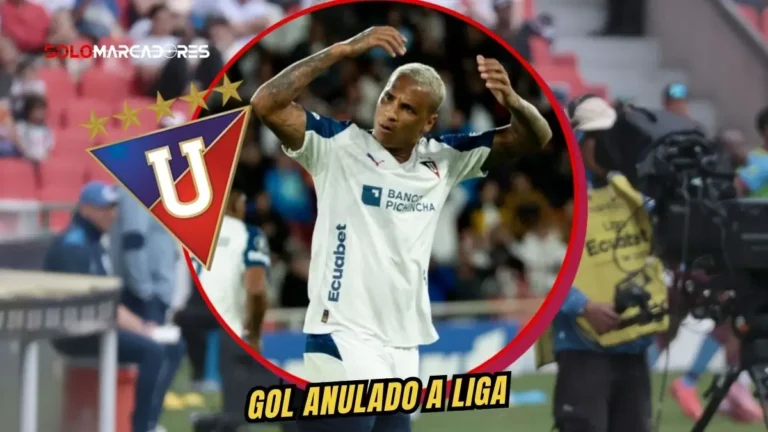 Deyverson arremetió contra la LigaPro y el VAR tras el gol anulado a Liga de Quito en el Jocay. Revisa sus declaraciones y la polémica arbitral.