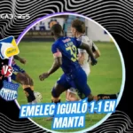 Emelec rescata un punto con sabor a poco en Manta antes de enfrentar a Barcelona 3 El empate de Emelec 1-1 contra Delfín frena las aspiraciones azules en la LigaPro. Revisa el análisis previo al Clásico del Astillero ante Barcelona.