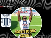 Doblete de Eryc Castillo: Alianza Lima suma en la altura con su goleador encendido 5 Eryc Castillo anota un doblete en el empate 2-2 de Alianza Lima ante Comerciantes Unidos y llega a 4 goles en el Torneo Clausura de la Liga 1.