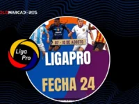 La fecha 24 de la LigaPro 2026 ya tiene horarios 5 Revisa el calendario de la fecha 24 de la LigaPro 2026. Horarios del 7 al 10 de agosto con Liga, IDV, Barcelona y Emelec.