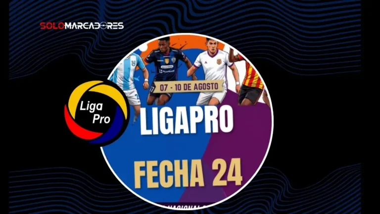 Revisa el calendario de la fecha 24 de la LigaPro 2026. Horarios del 7 al 10 de agosto con Liga, IDV, Barcelona y Emelec.