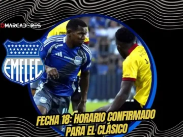 La LigaPro define día y horario para el Clásico del Astillero en el Capwell. Conoce el historial y cuándo juegan Emelec y Barcelona por la fecha 18.