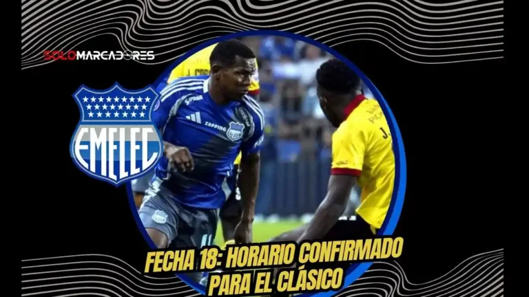 La LigaPro define día y horario para el Clásico del Astillero en el Capwell. Conoce el historial y cuándo juegan Emelec y Barcelona por la fecha 18.