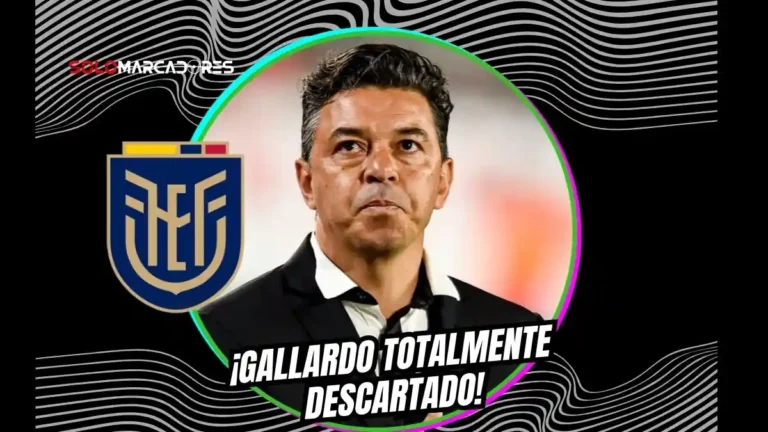 FEF desmiente contactos con Marcelo Gallardo y fija los plazos definitivos para la llegada del nuevo DT de Ecuador en las Fechas FIFA.