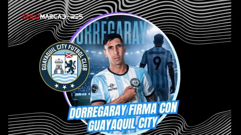 Guayaquil City oficializó el regreso del delantero argentino Diego Dorregaray. El atacante de 34 años se suma al equipo de Damián Díaz y Miller Bolaños.