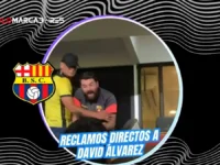 Furia en el Monumental: Hinchas explotan contra la directiva de BSC tras caída ante Liga de Quito 5 Los hinchas de Barcelona mostraron su furia tras la caída 1-0 ante Liga de Quito. Fuertes reclamos dirigidos al directivo David Álvarez.