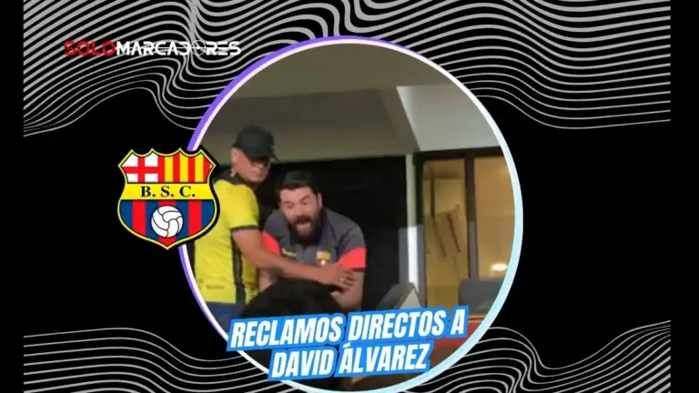Los hinchas de Barcelona mostraron su furia tras la caída 1-0 ante Liga de Quito. Fuertes reclamos dirigidos al directivo David Álvarez.