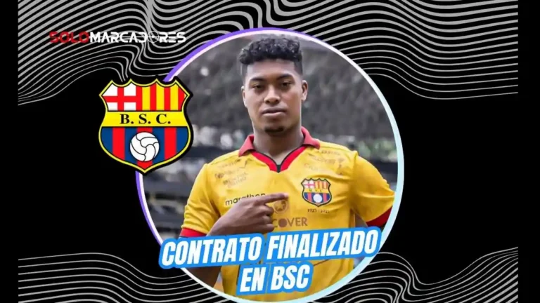 Jean Carlos Montaño termina su contrato y queda fuera de Barcelona SC a dos días de jugar contra Cuenca. Revisa los números del volante en 2026.