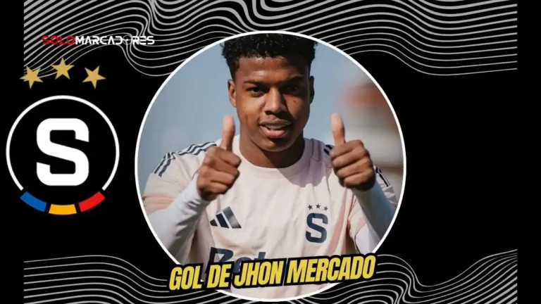 Jhon Mercado anotó el único gol del Sparta Praga en la derrota 3-1 ante Zbrojovka Brno durante la primera fecha de la liga de República Checa.