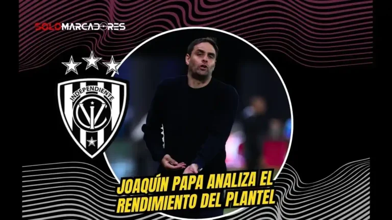Joaquín Papa analizó el debut goleador de Edwin Quintero (16 años) en el 4-0 ante Manta y trazó el plan para cuidar a la nueva joya de Independiente.
