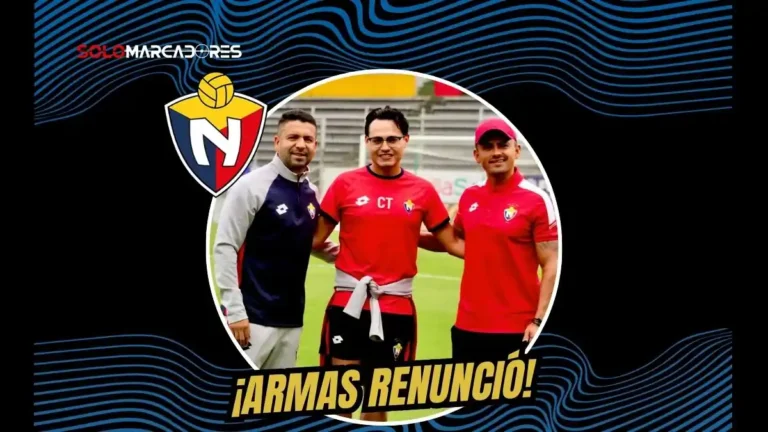 Joe Armas renunció a El Nacional tras caer ante Cumbayá. El Bi-Tri suma 16 partidos sin ganar y Juan Carlos Pérez se perfila como el nuevo estratega.