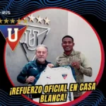 Liga de Quito suma a José Carabalí como su nuevo refuerzo 3 Liga de Quito confirmó a José Carabalí como su tercer refuerzo para el segundo semestre. El lateral de 29 años llega desde Universitario de Perú.