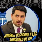 ¿Crisis insostenible en el Bombillo? La firme respuesta de José David Jiménez tras la goleada y los reclamos salariales 3 José David Jiménez responde tras la goleada 6-1 y la intimación de Romario Caicedo. Conoce la situación de Emelec y sus deudas.