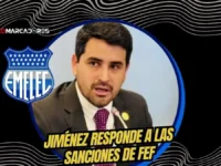 ¿Crisis insostenible en el Bombillo? La firme respuesta de José David Jiménez tras la goleada y los reclamos salariales 5 José David Jiménez responde tras la goleada 6-1 y la intimación de Romario Caicedo. Conoce la situación de Emelec y sus deudas.
