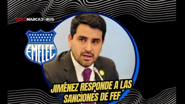 José David Jiménez responde tras la goleada 6-1 y la intimación de Romario Caicedo. Conoce la situación de Emelec y sus deudas.