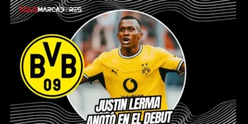 El ecuatoriano Justin Lerma debutó como titular y anotó un gol en la victoria 3-1 del Borussia Dortmund ante Rot-Weiss Oberhausen en pretemporada.