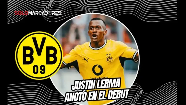 El ecuatoriano Justin Lerma debutó como titular y anotó un gol en la victoria 3-1 del Borussia Dortmund ante Rot-Weiss Oberhausen en pretemporada.