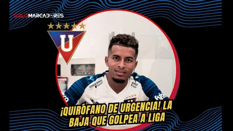 Liga de Quito confirmó la lesión de Kevin Velasco. El volante de 26 años sufrió un esguince de tobillo en el entrenamiento y pasó por el quirófano.