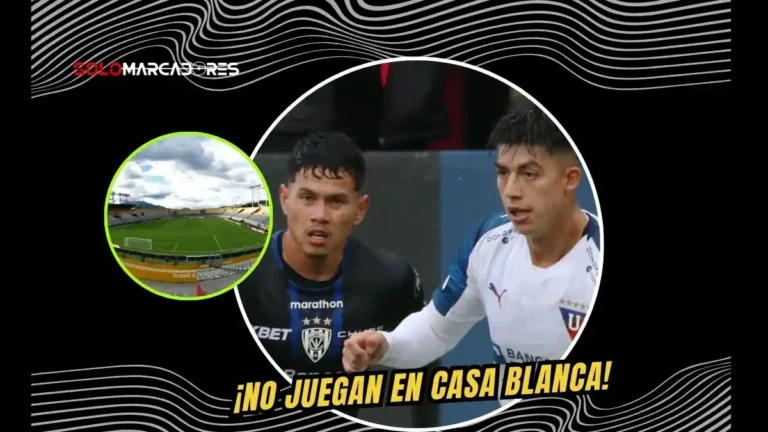 Liga de Quito no jugará en Casa Blanca ante Independiente del Valle. El partido de Liga Ecuabet pasa al Estadio Gonzalo Pozo Ripalda.