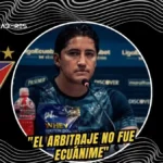 El reclamo de Liga de Quito tras vencer a Barcelona: "El arbitraje no fue ecuánime" 3 Carlos Cajas criticó el arbitraje y la lentitud del VAR tras la victoria de Liga de Quito 1-0 sobre Barcelona. Los albos suman 32 puntos.