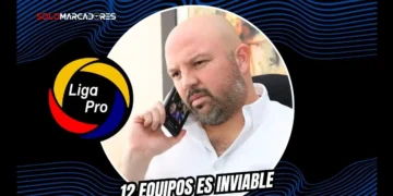 Miguel Ángel Loor descartó una LigaPro de 12 equipos al explicar que elevaría el torneo a 46 fechas, saturando el calendario del fútbol ecuatoriano.