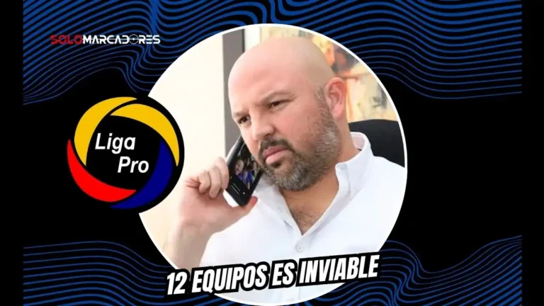 Miguel Ángel Loor descartó una LigaPro de 12 equipos al explicar que elevaría el torneo a 46 fechas, saturando el calendario del fútbol ecuatoriano.