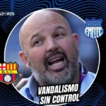 El fútbol bajo ataque: Miguel Ángel Loor condenó los actos de vandalismo 3 Miguel Ángel Loor rechazó los destrozos provocados por hinchas de Barcelona y Emelec antes del Clásico del Astillero y advirtió sanciones legales.