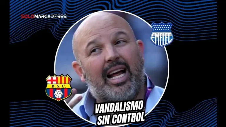 Miguel Ángel Loor rechazó los destrozos provocados por hinchas de Barcelona y Emelec antes del Clásico del Astillero y advirtió sanciones legales.