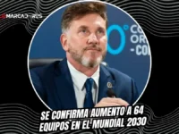 Alejandro Domínguez confirma una edición inédita con 64 selecciones 5 El Mundial 2030 con 64 equipos se disputará en Marruecos, España y Portugal, incluyendo partidos inaugurales en Argentina, Uruguay y Paraguay.